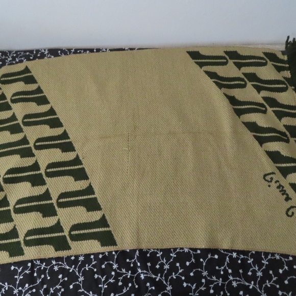 extremely rare pierre cardin made by matsumoto throw blanket 60s iconic - Picture 2 of 11
